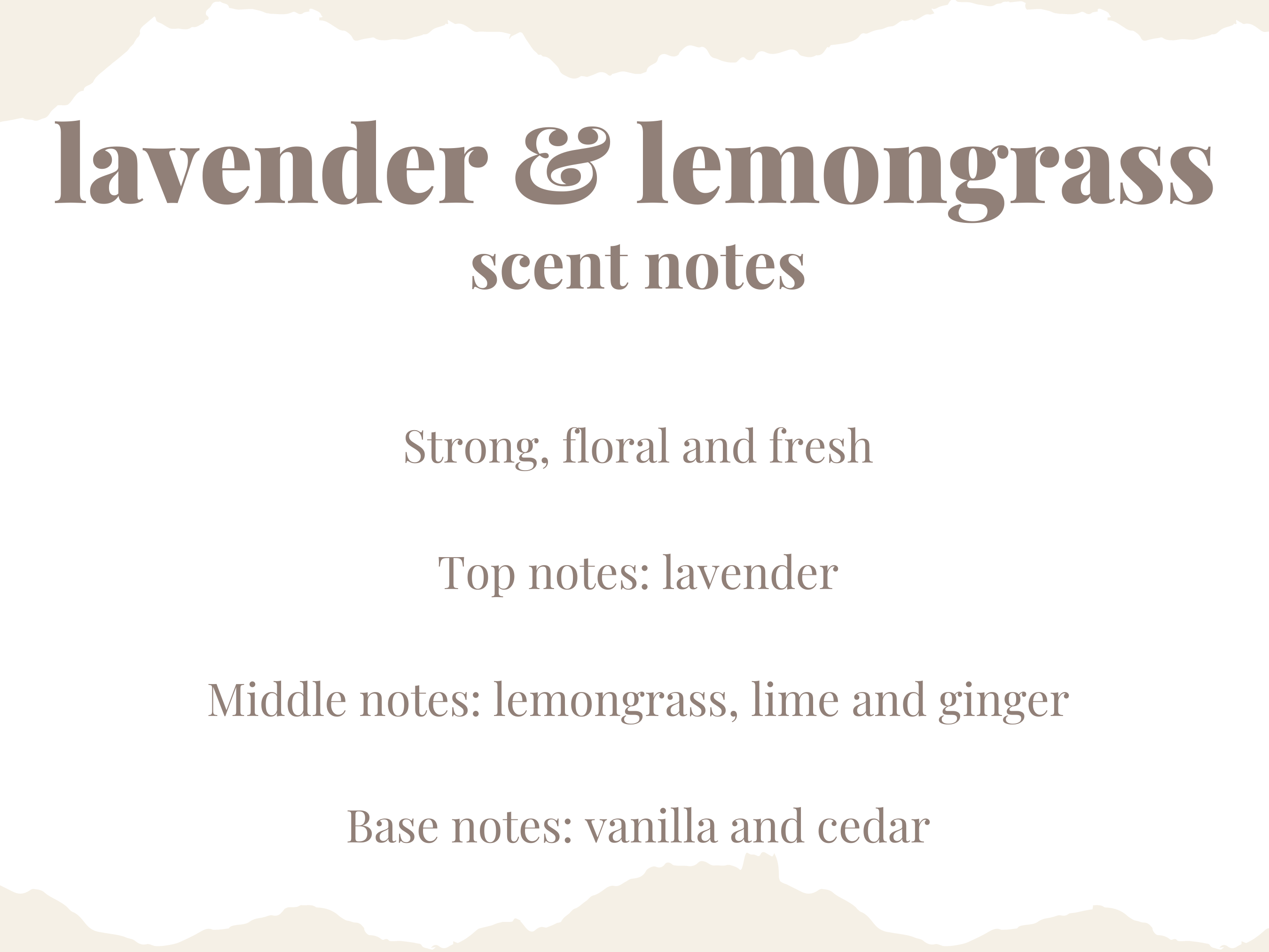60g lavender & lemongrass soy wax travel candle