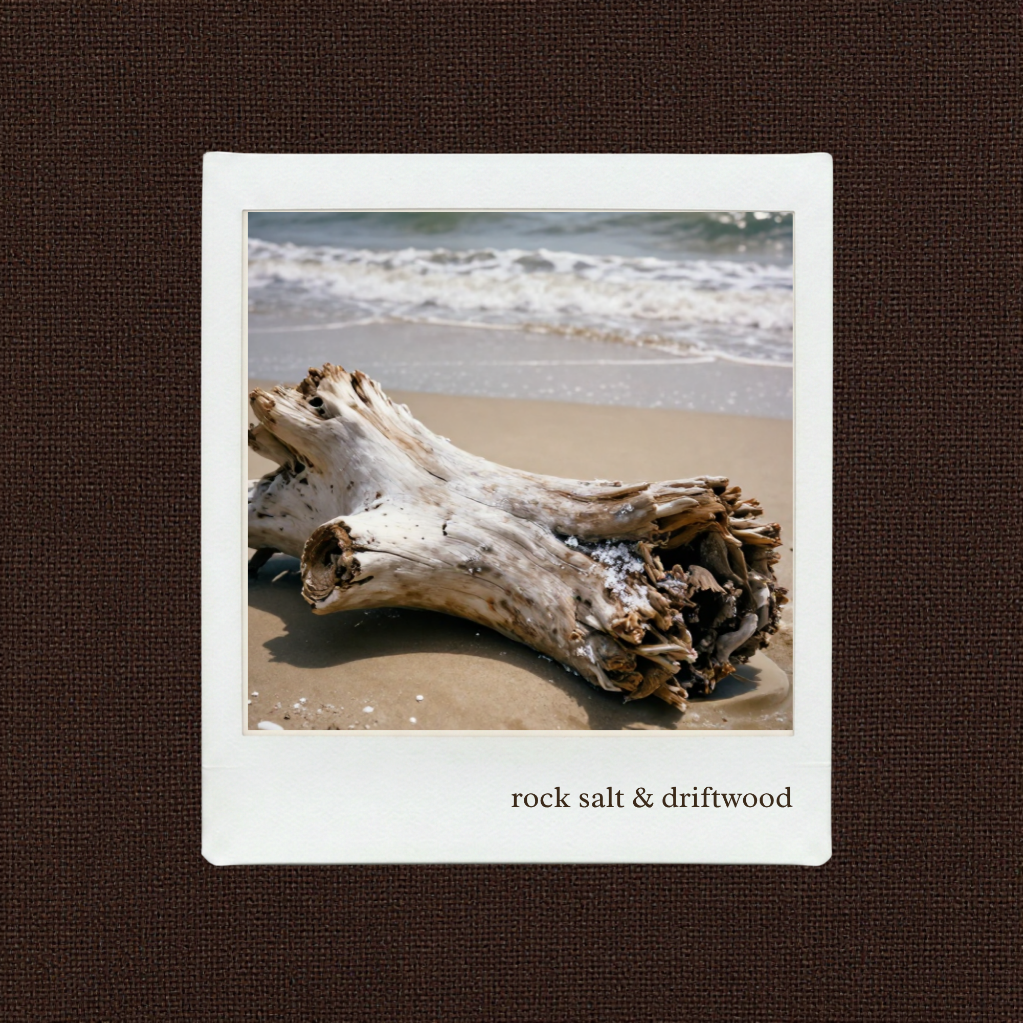 rocksalt & driftwood candle