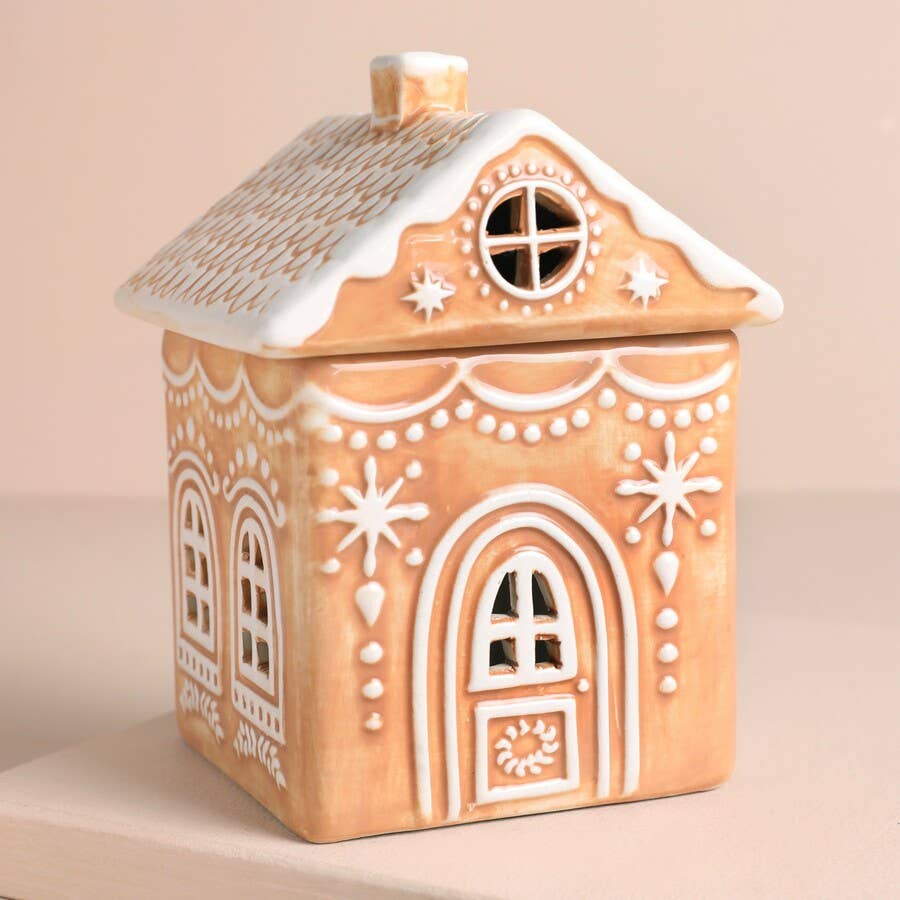 Gingerbread House Wax Melt Burner