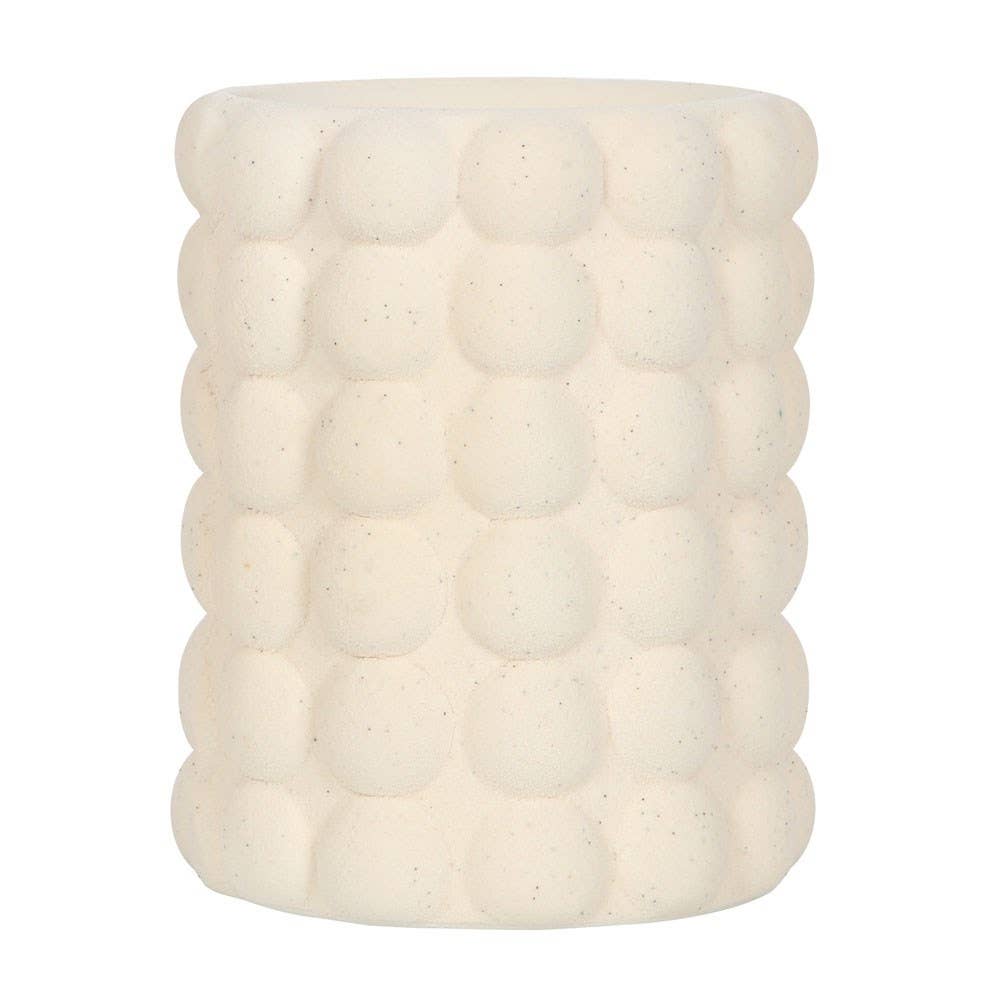 Cream Speckle Bubble Wax Burner