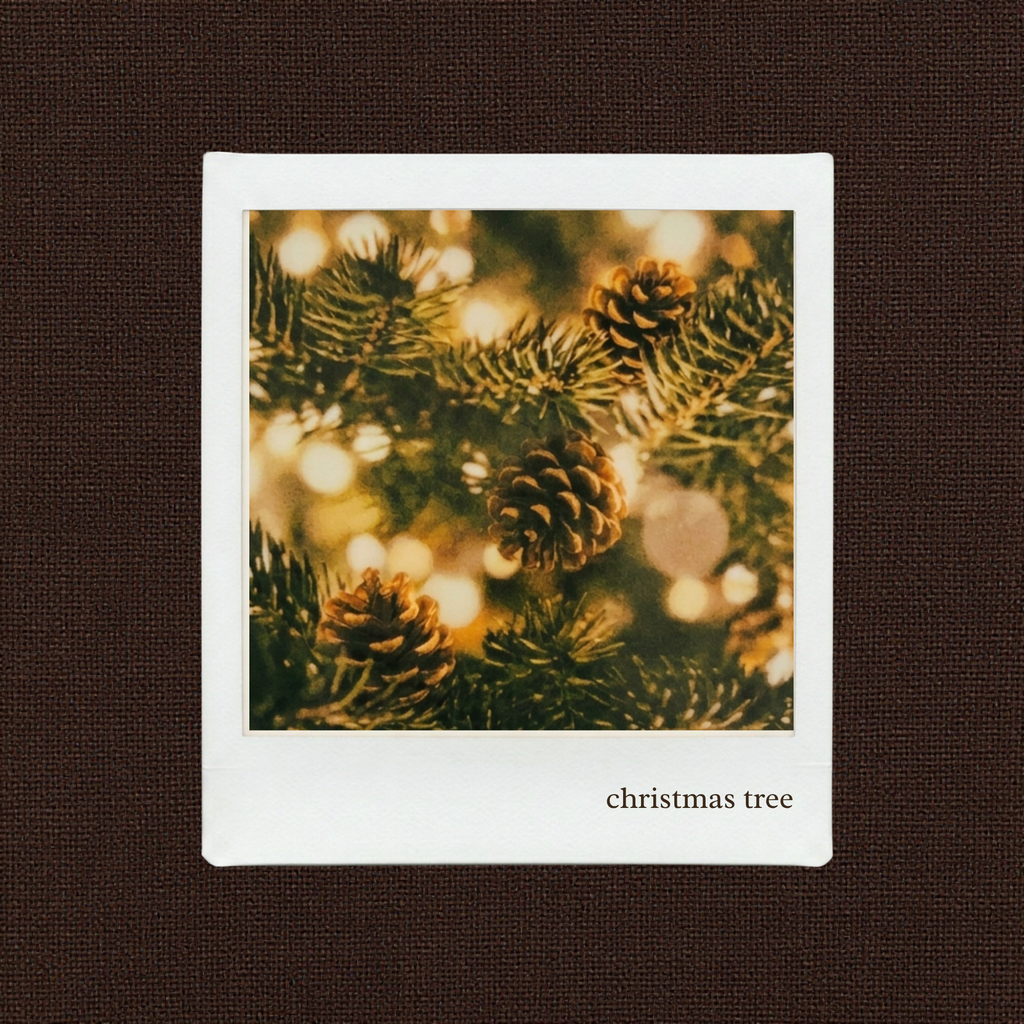 christmas tree soy wax travel candle