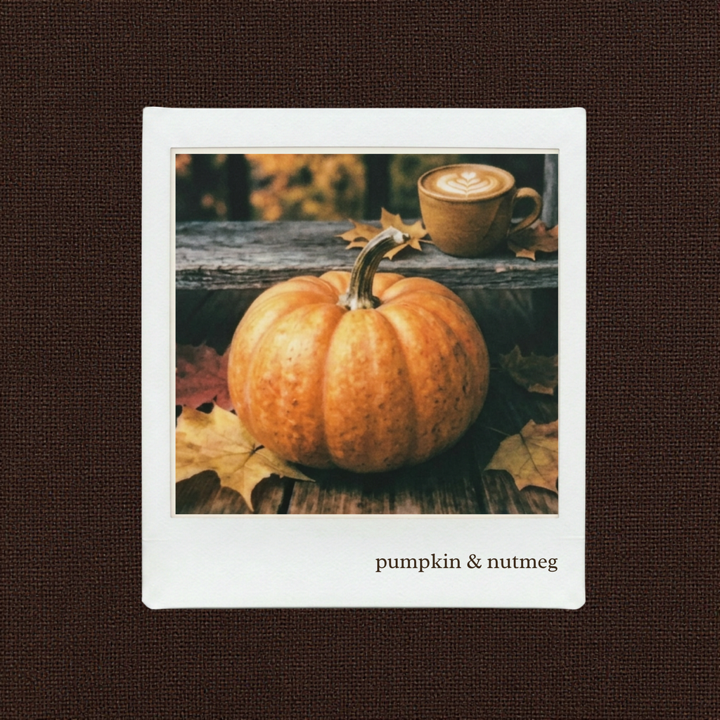 pumpkin & nutmeg soy wax travel candle