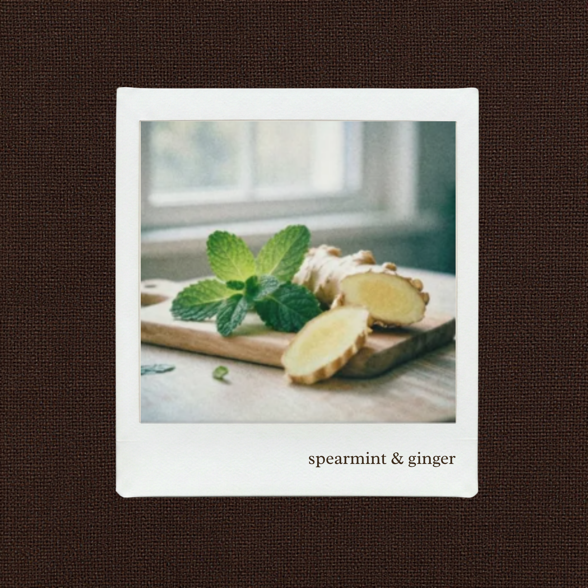 spearmint & ginger candle