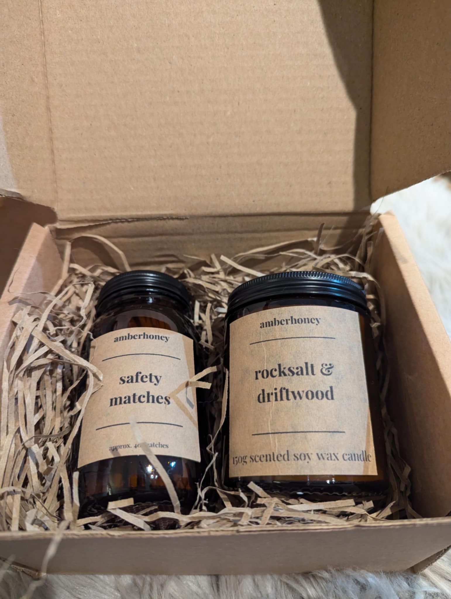 Candle & Matches Gift Box