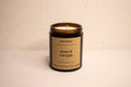 peony & red apple candle