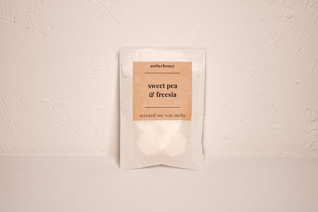 sweet pea & freesia wax melts
