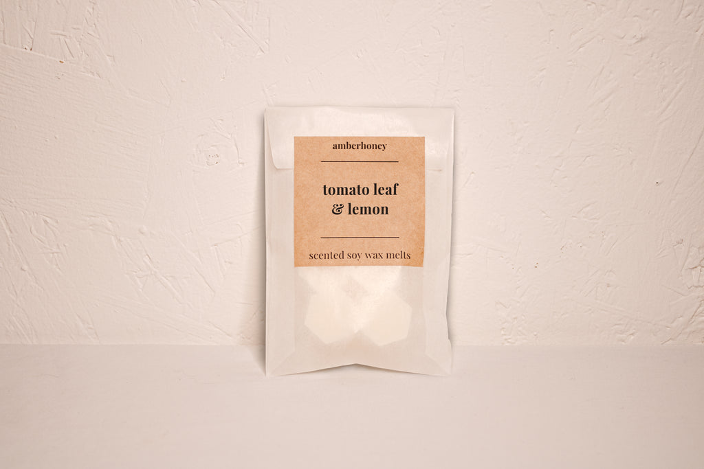tomato leaf & lemon wax melts
