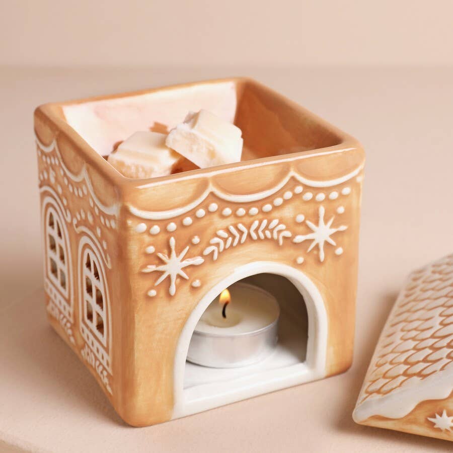 Gingerbread House Wax Melt Burner