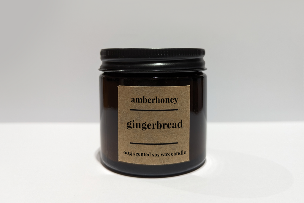 gingerbread soy wax travel candle