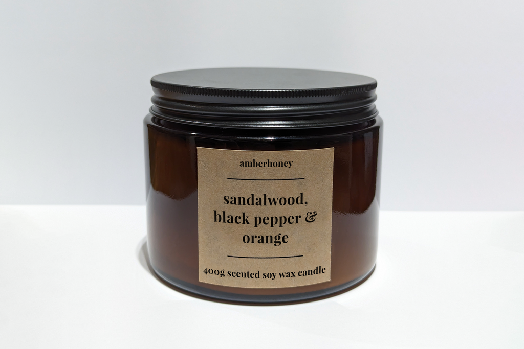 sandalwood, black pepper & orange